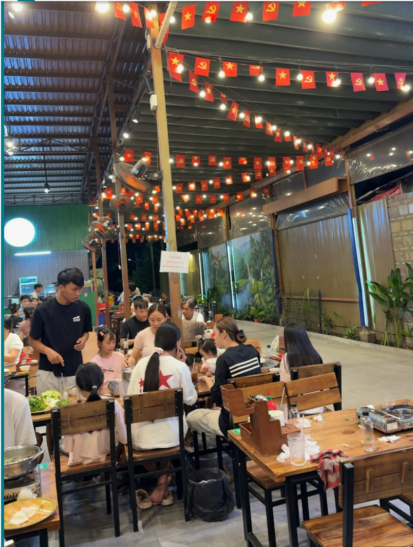 Mạ Tôi Bình Dương - Lẩu Khổ Qua Rừng 471 Lê Hồng Phong - Phòng riêng