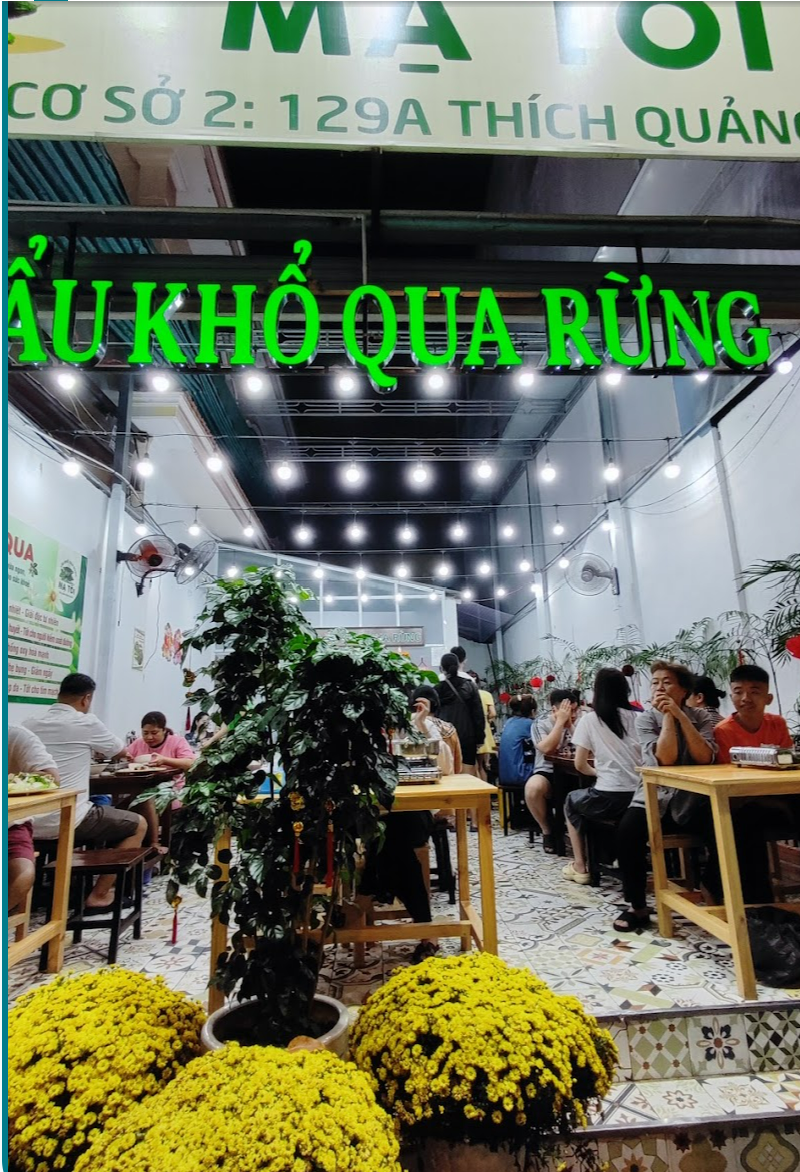 Mạ Tôi Bình Dương - Lẩu Khổ Qua Rừng 129A Thích Quảng Đức - Phòng riêng