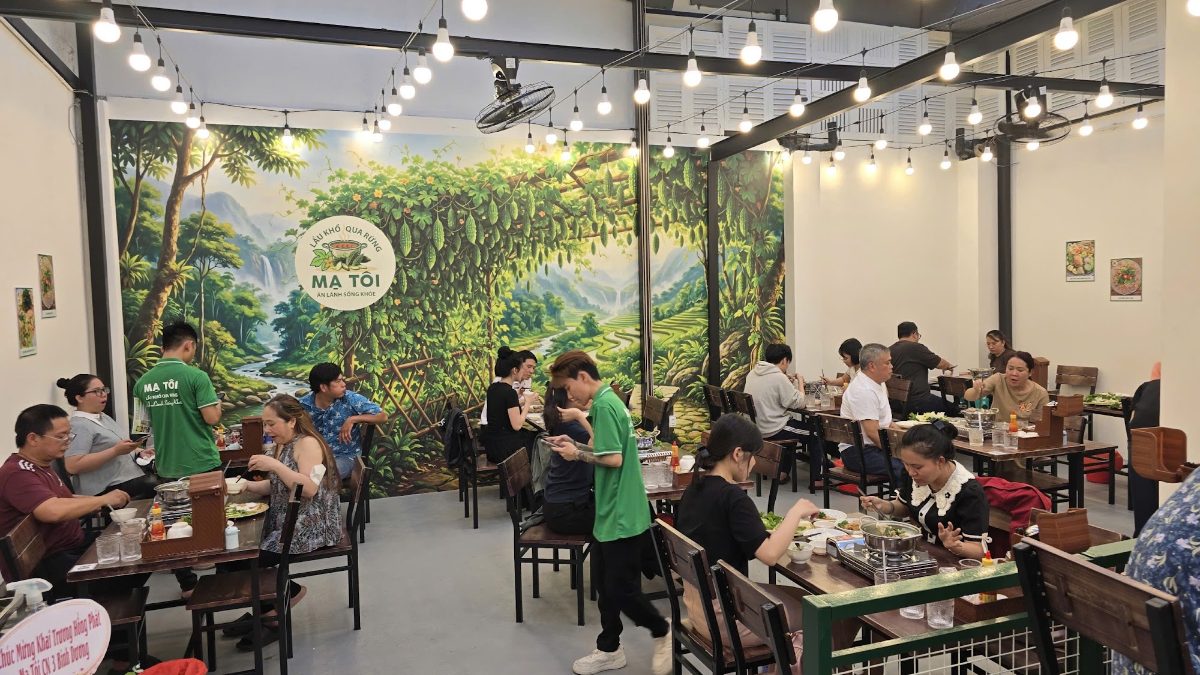 Mạ Tôi Tân Bình - Lẩu Khổ Qua Rừng 1L Bình Giã